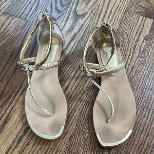 Metallic gold Sandals